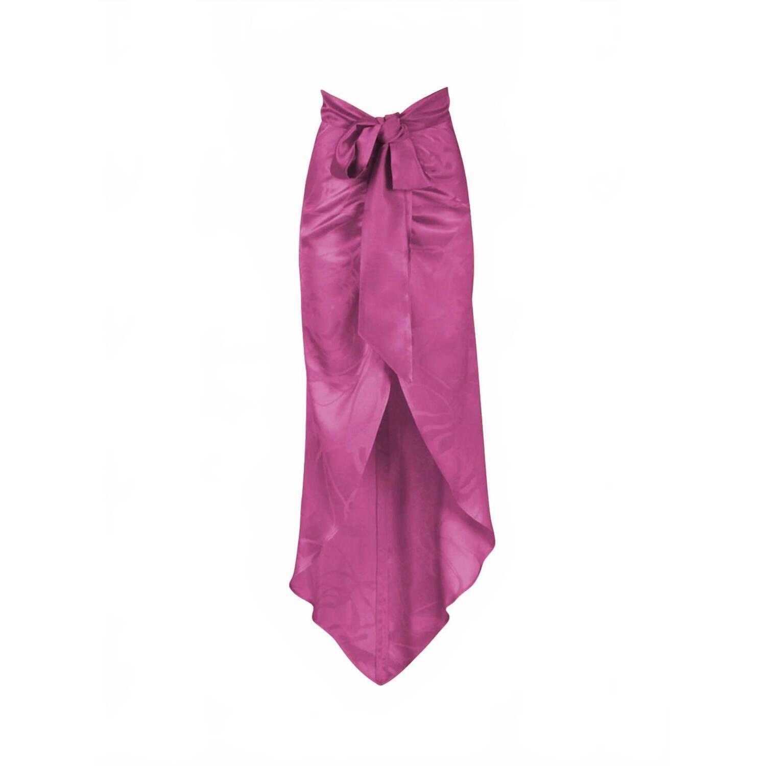 New Silvia Tcherassi Women's Tara Skirt In Magenta